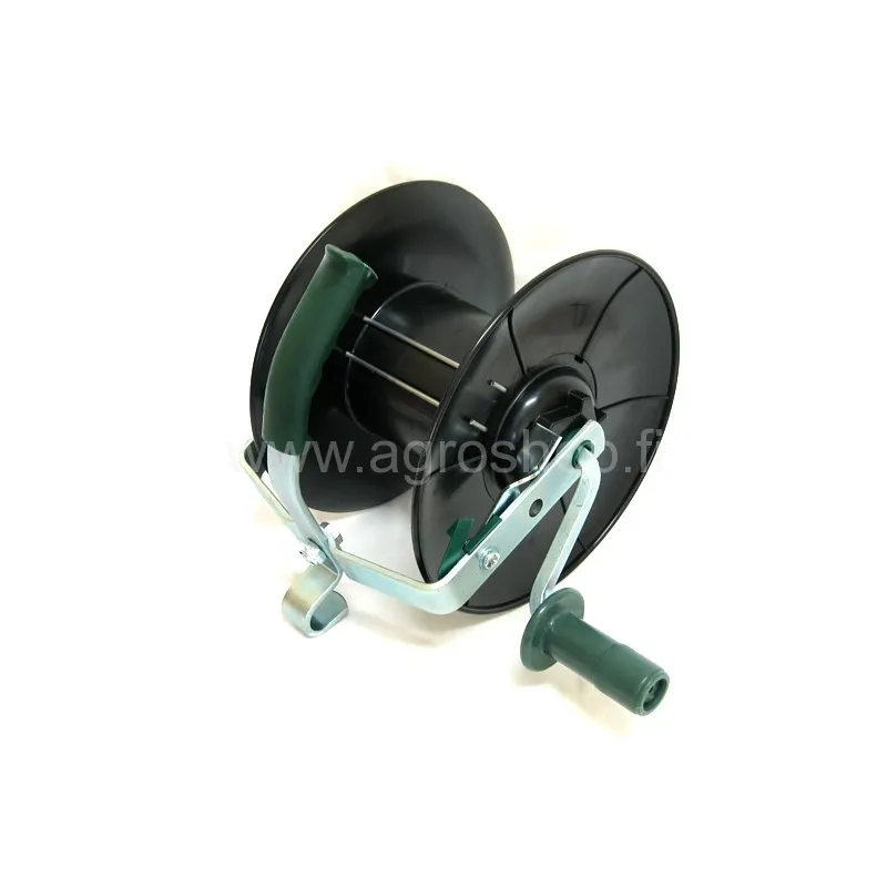 Kelauslaite aitaköysien ja -nauhojen keräämiseen.