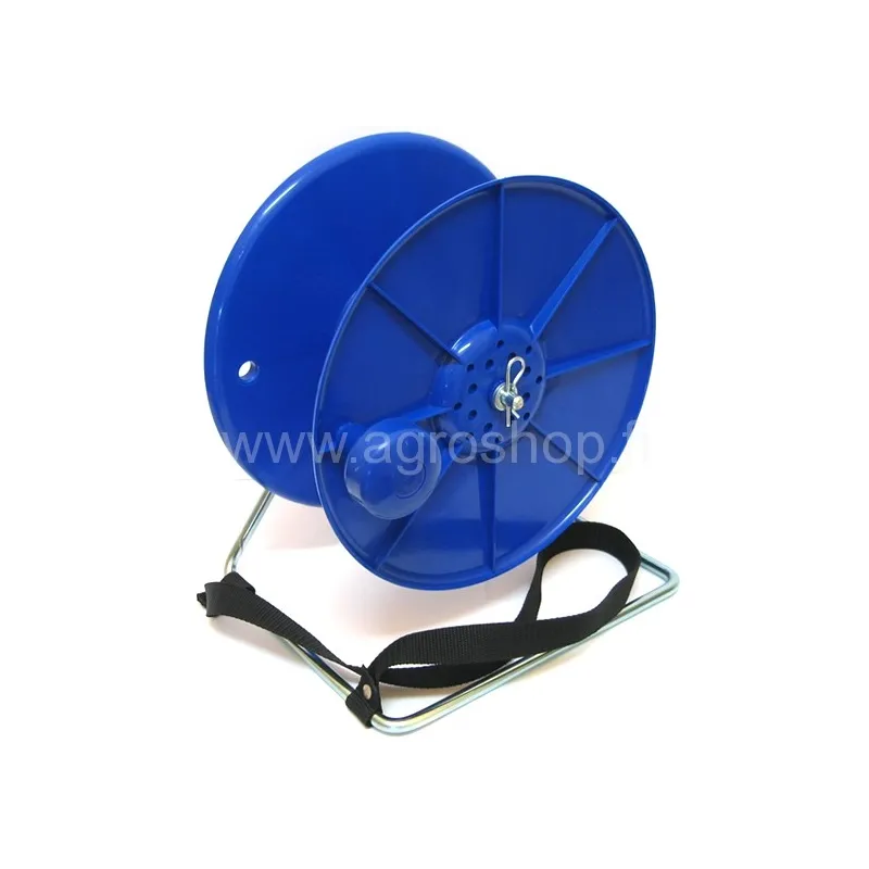 Kelauslaite aitaköysien ja -nauhojen keräämiseen.