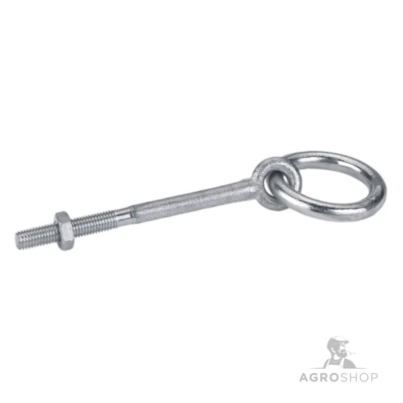 Bar ring with threaded screw 120x10mm 2pcs