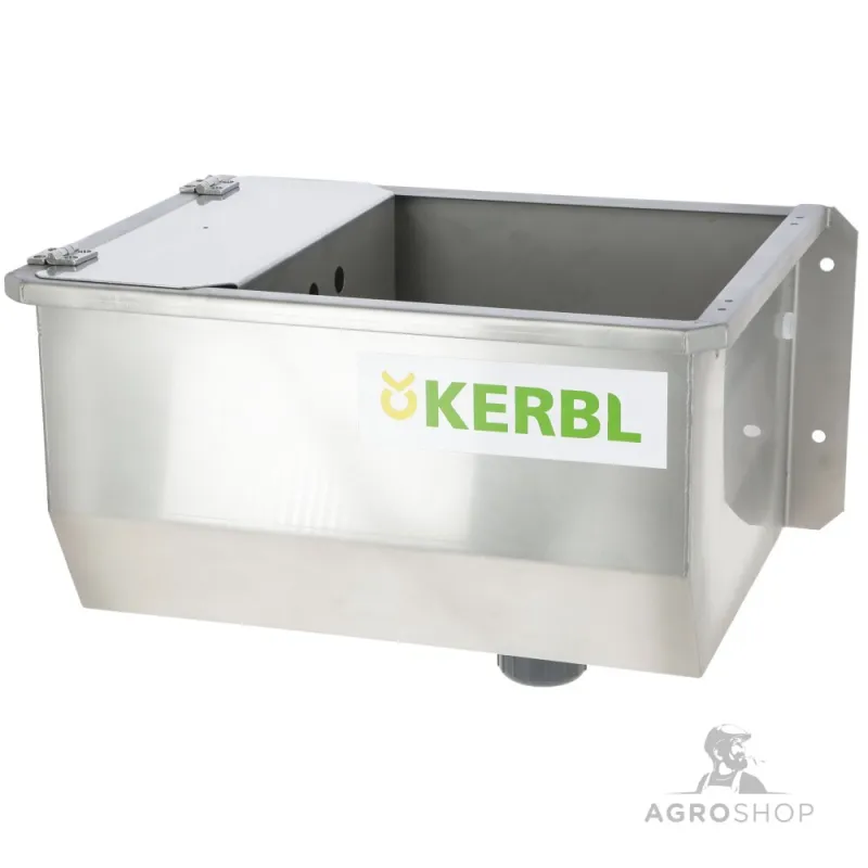 Stainless steel Water Trough Heating Kerbl