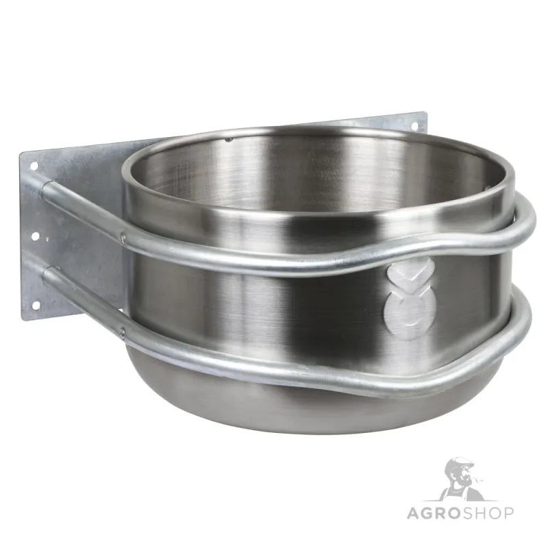 Feeding Trough Stainless Steel 18l Kerbl