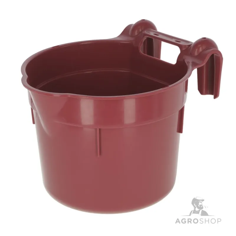 Feed trough HangOn 8L Kerbl Rosé