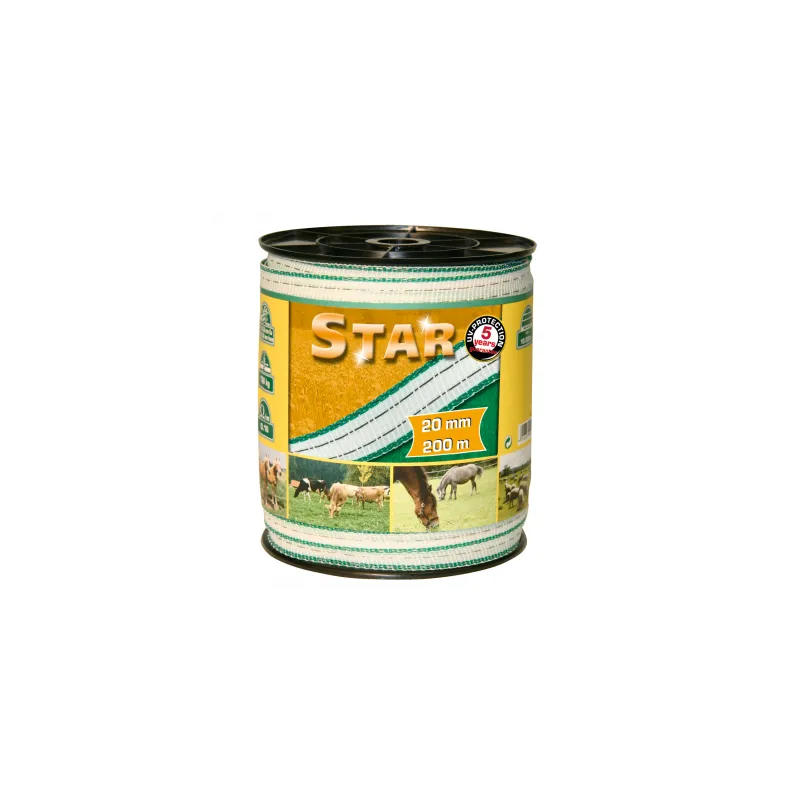 Elektrikarjuse taralint Corral Star 20 mm/200 m