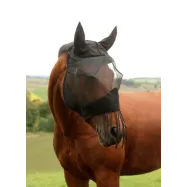 Fly mask with ear protection Nose Cord Covalliero