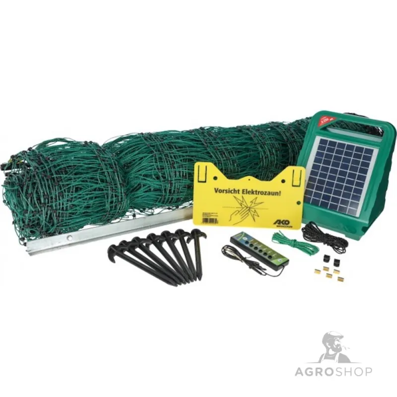 copy of Päikesepaneeliga akutoitega elektrikarjus AKO Sunpower S 250 (9V)