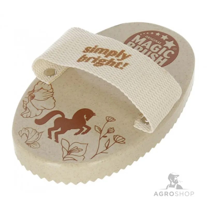 Plastic Curry Comb WaterLily MagicBrush