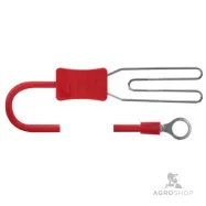 Fence connector cable Heart Clip 125cm AKO