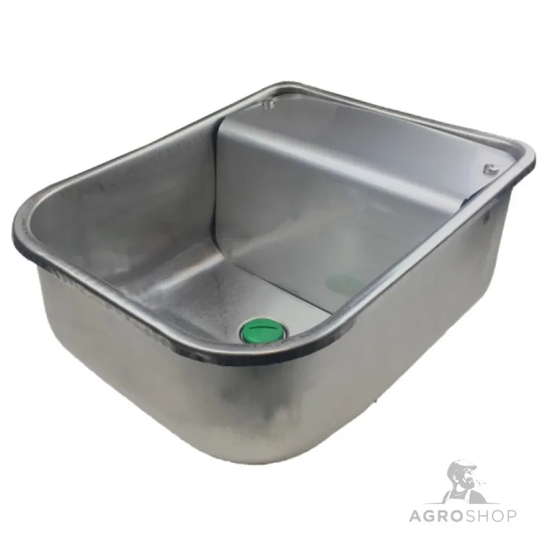 Stainless steel waterer with float valve 4l