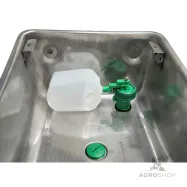 Stainless steel waterer with float valve 4l