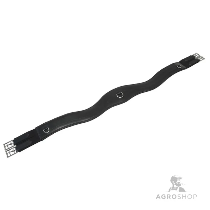 Saddle girth S-Model Elastic Leather Wahlstén