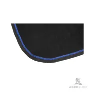 Wool rug Svart Heavy Wool black-navy Wahlstén