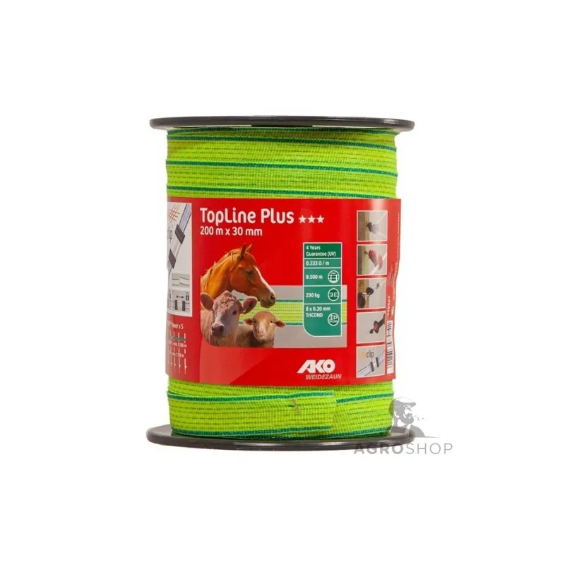 Sähköpaimenen aitanauha 20 mm/200 m