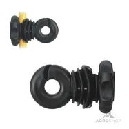 Eristin jousiteräs- ja lasikuitupylvääseen