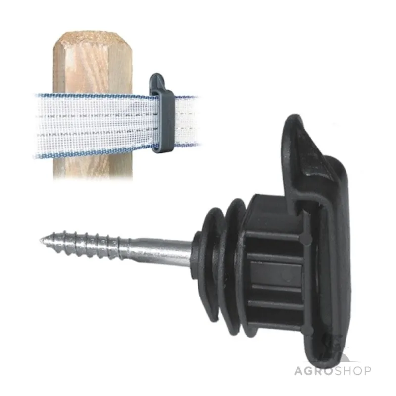 Tape insulator for wooden post with screw 25pcs