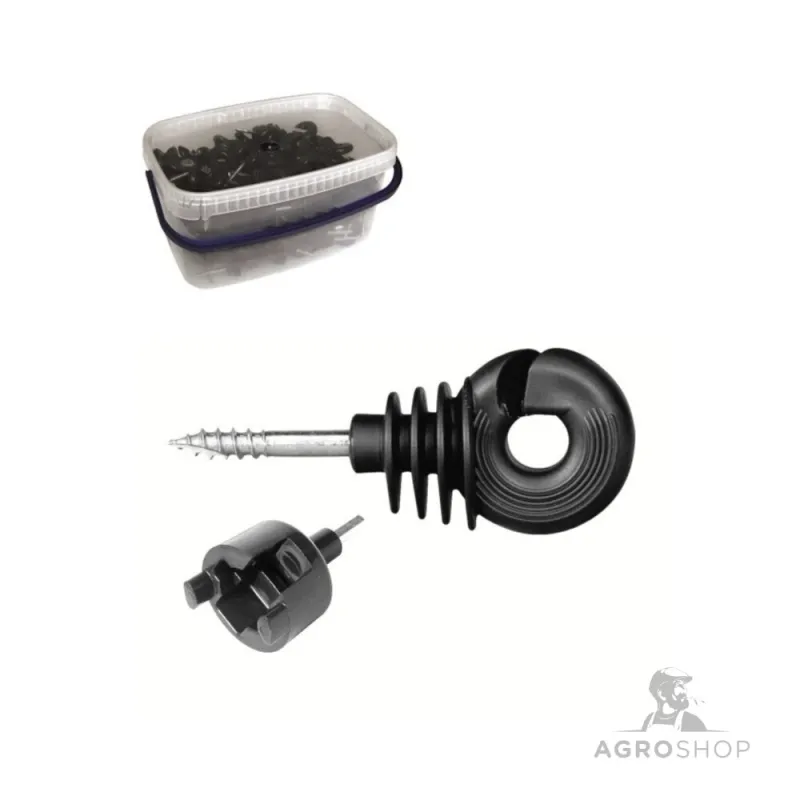 Ring insulators STRONG in a plastic bucket 150 pcs + installation tool