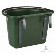 Hanging bracket with carrying handle 12l Kerbl dark green