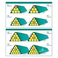 Silopallikile 750 mm x 1500 m, valge
