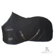 Wool rug Svart Heavy Wool black-navy Wahlstén