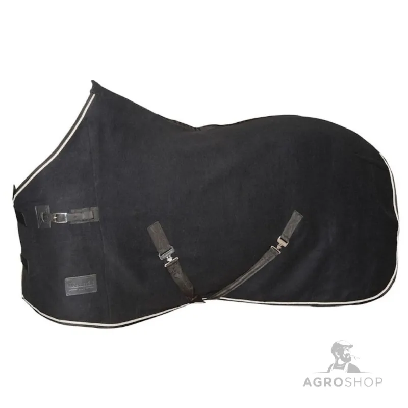 Wool rug Svart Heavy Wool black-white Wahlstén