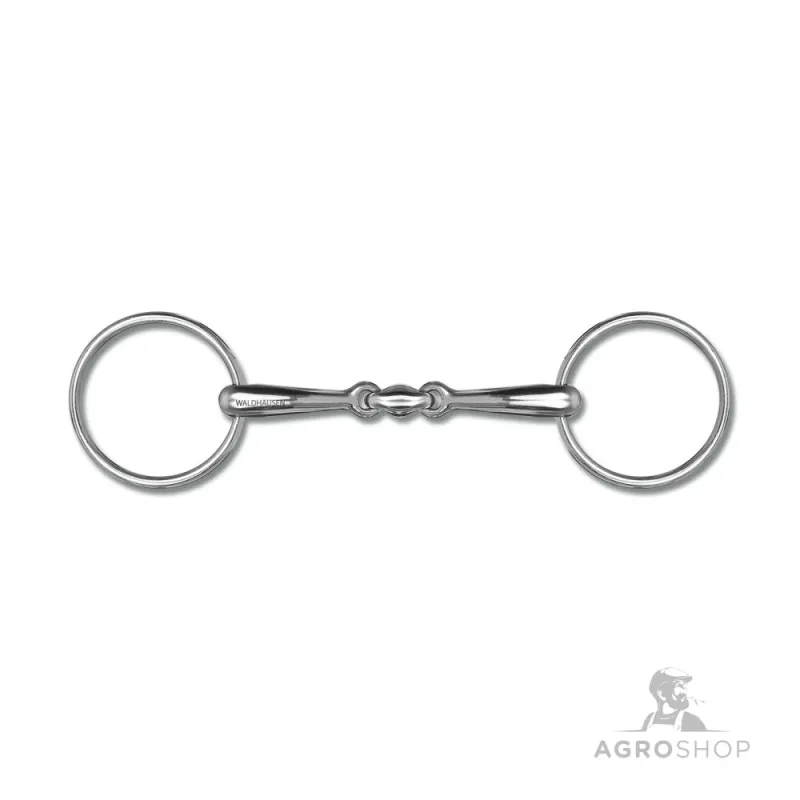 Double jointed snaffle 16mm Waldhausen
