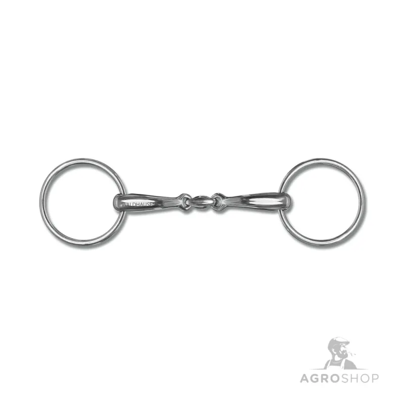Double jointed Anatomical Snaffle 16mm Waldhausen