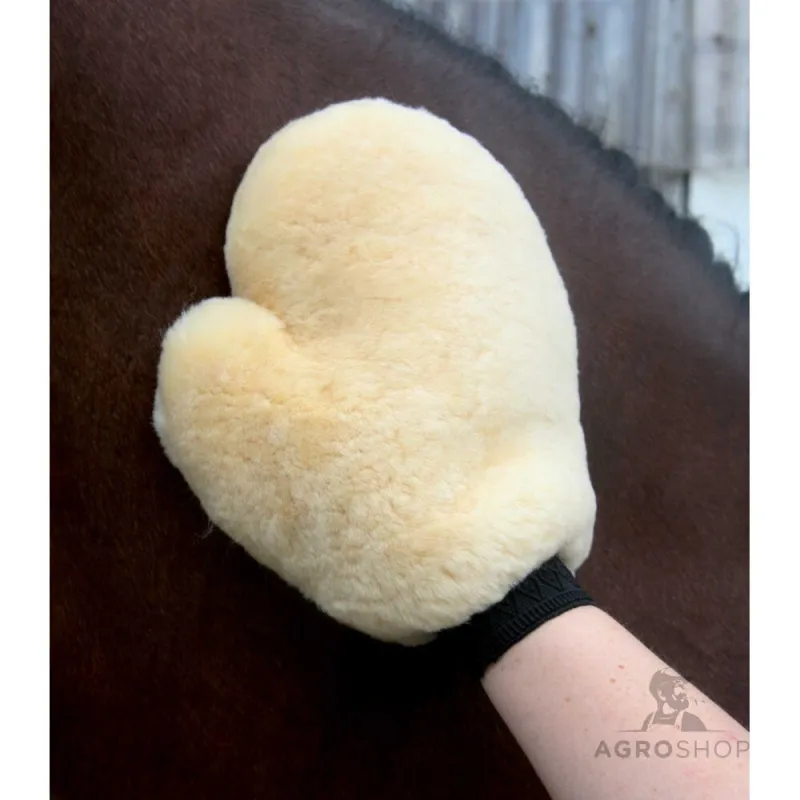 Lambskin Grooming Glove Waldhausen