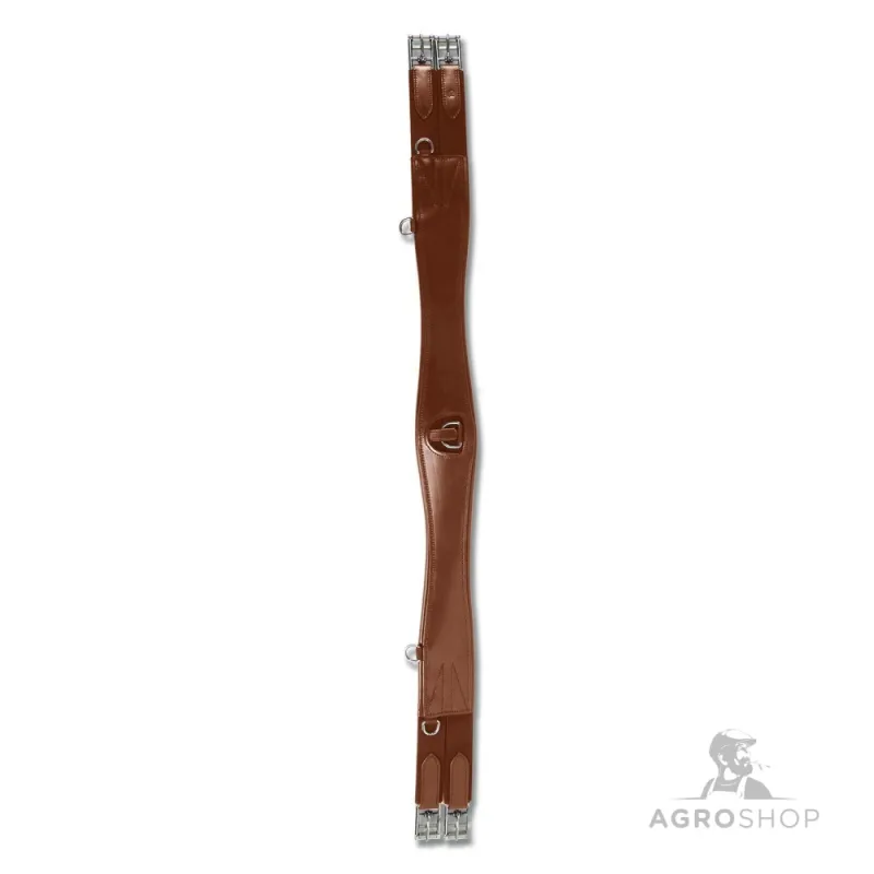 Leather girth Elastic Waldhausen