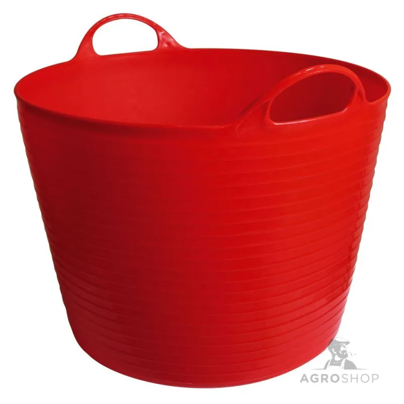 Flexible Trough FlexBag 42l Kerbl red