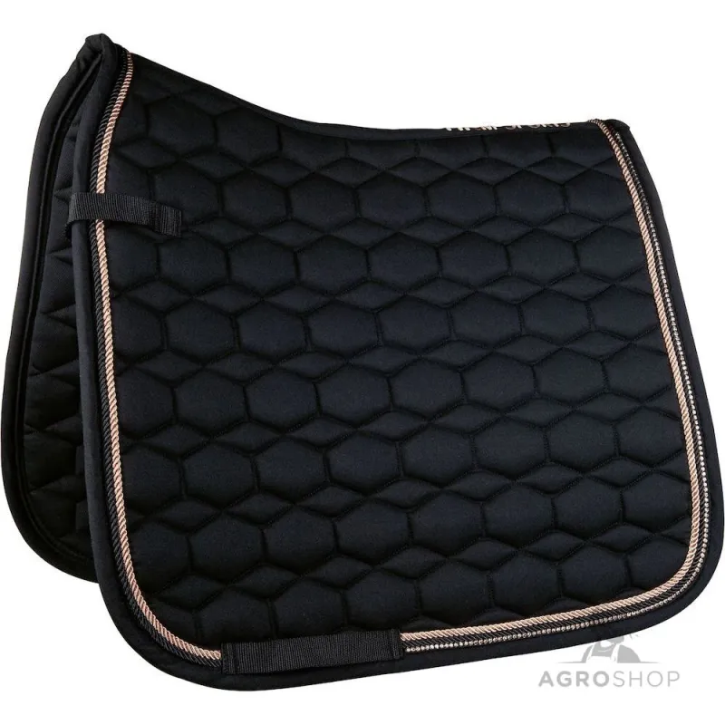 Dressage saddle pad Rosegold Glamour HKM