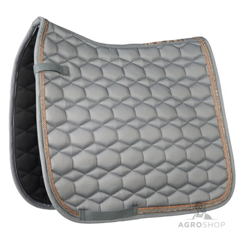 Dressage saddle pad Rosegold Glamour HKM