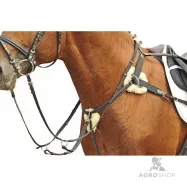 Breastplate martingale Lambswool HKM