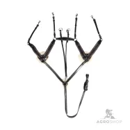 Breastplate martingale Lambswool HKM