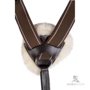 Breastplate martingale Lambswool HKM