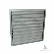 Ventilation grille with automatic closure 62x62cm