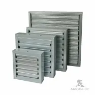 Ventilation grille with automatic closure 90x90cm
