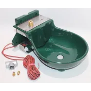 Heated plastic drinker with float valve Lister SB112 H ZPS, 230V/45W