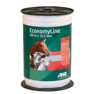 Tape EconomyLine White 12.5mm/200m AKO