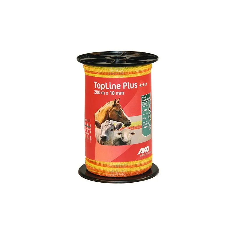 Sähköpaimenen aitanauha 10 mm/200 m