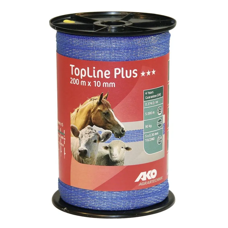Tape TopLine Plus Blue 10mm/200m AKO