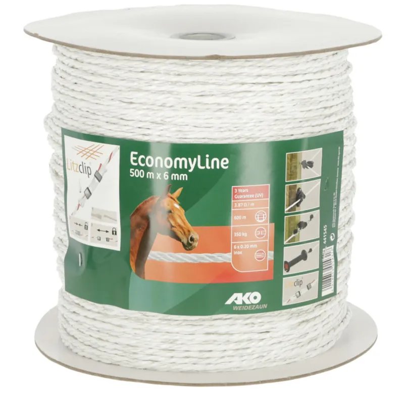 Rope EconomyLine White Ø6mm/500m AKO