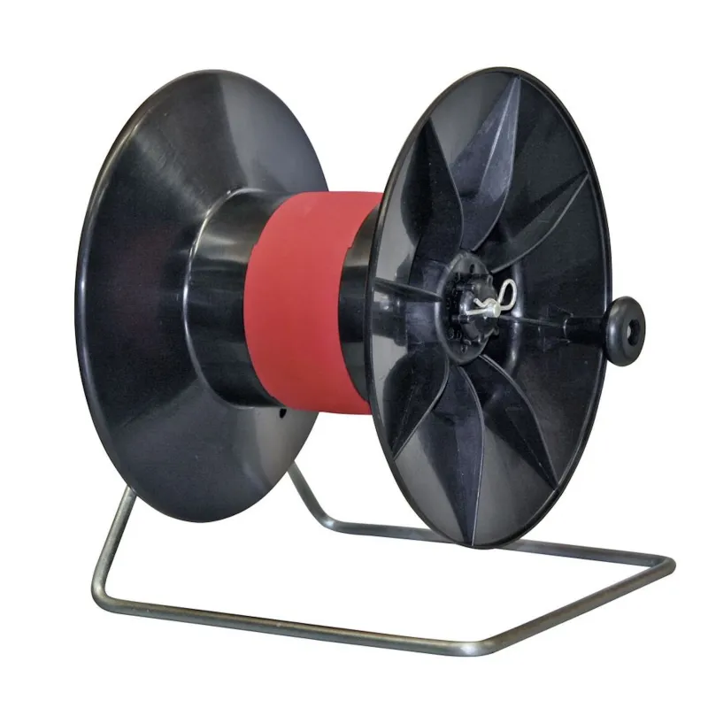 Kelauslaite aitaköysien ja -nauhojen keräämiseen.