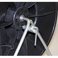 Kelauslaite aitaköysien ja -nauhojen keräämiseen.