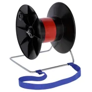 Kelauslaite aitaköysien ja -nauhojen keräämiseen.