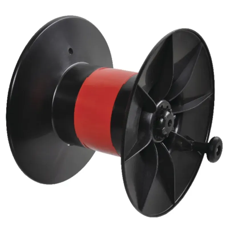 Kelauslaite aitaköysien ja -nauhojen keräämiseen.